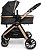 CARRINHO TS ROMANZO PRETO BRONZE + BASE - INFANTI - Imagem 5