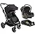 CARRINHO NOMAD PRETO + BEBÊ CONFORTO + BASE - KIDDO - Imagem 1