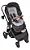 PROTETOR ACOLCHOADO PARA CARRINHO MELANGE CINZA- KIDDO - Imagem 2
