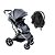 CARRINHO ZOE CINZA + BEBÊ CONFORTO COCOON ZOE - GALZERANO - Imagem 1