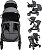 CARRINHO DE GÊMEOS PAIR PRETO + BEBÊ CONFORTO - KIDDO - Imagem 7