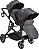 CARRINHO DE GÊMEOS PAIR PRETO + BEBÊ CONFORTO - KIDDO - Imagem 2