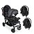 CARRINHO DE GEMÊOS DOPPIO II + BEBÊ CONFORTO COCOON- GALZERANO - Imagem 1