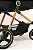 CARRINHO MOISÉS IVY GOLD + BEBÊ CONFORTO GRID + BASE - GALZERANO - Imagem 9