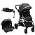 CARRINHO TS ROMANZO PRETO GRANIZO + BASE ISOFIX  - INFANTI - Imagem 1