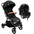 CARRINHO ALPE PRETO + BEBÊ CONFORTO GRID BLACK - GALZERANO - Imagem 1