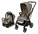 CARRINHO TRAVEL SYSTEM LEONA² TRIO TWILLIC TRUFFLE - MAXI - COSI - Imagem 1