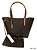 Bolsa CK Tote 2 em 1 Cor Marrom - Imagem 1