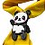 - ARGANEU PRENDEDOR DE LENÇO PANDA  ARTICULADO - Imagem 4