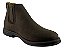 Botina De Couro Masculina Cor Graxo Bico Redondo 59080 - Zebu - Imagem 2