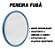 Peneira Fubá Aro Plástico Azul - Telas MM - Imagem 4