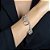 Pulseira Prateada Elo Português com Coração, Cadeado, Trevo e Chave - Imagem 2