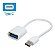 Cabo Adaptador Otg Tipo C Usb Cor Branco 15 Cm - Imagem 2
