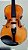 Violino Madeira Macica 4/4 Ajustado Estandarte e Cravelha em Ebano Fundo Inteiro - Imagem 1