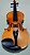 Violino Madeira Macica 4/4 Ajustado Estandarte e Cravelha em Ebano Fundo Inteiro - Imagem 4
