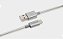 Cabo USB Type C 1.5M Nylon Branco EUAC15B - Imagem 3