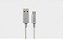 Cabo USB Type C 1.5M Nylon Branco EUAC15B - Imagem 2