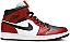 Air Jordan 1 Mid "Chicago Black Toe" [USADO] - Imagem 1