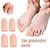 Silicone Toe Cap para correção joanete, protetores de dedo para calos e bliste - Imagem 12