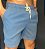 Short de Linho Azul   Masculino | Bony Brazil - Imagem 2
