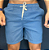 Short de Linho Azul   Masculino | Bony Brazil - Imagem 1