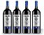 Box Com 4 - Vinho Del Rey Tinto Suave Bordô 1l - Imagem 1
