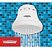 Chuveiro Elétrico Ducha Faminho 4t 6800w 220v Baixa Pressão Cor Branco Potência 6800 W - Imagem 3