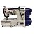 Máquina de Costura Galoneira Base Plana Fechada Direct Drive - c/ 3 Agulhas - Jakesew JS562E-01CB (220v) - Imagem 1
