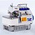 Máquina Interlok 5 Fios Motor Direct Drive - Modelo NS-757-DD-35mm Nippon (220v) - Imagem 1