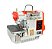Máquina Overlok 3 fios c/ Arremate Motor Direct Drive - Modelo 537QE-504M-7-04/BK Siruba (220v) - Imagem 1