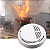 Detector De Fumaça Fogo Incendio Fotoeletrico Alarme 85db - Imagem 5