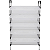 Sapateira Organizador Vertical Caixa Sapato Tênis 6 Andares - Imagem 9