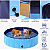 Banheira Piscina Pet Cachorro Crianças Dobrável Resistente - Imagem 5