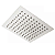 Chuveiro Ducha Inox Quadrado 20x20 Cromado para Banheiro e Piscina - Imagem 9