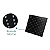 Ducha Chuveiro Inox Quadrado Slim 20x20 Preto Fosco Parede - Imagem 7