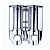 Dispenser Duplo Shampoo Sabonete Alcool Gel Hotel Casa - Imagem 3