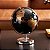Globo Giratorio Terrestre Musical Toca Musica Mapa Mundi Mesa Escritorio Decoração - Imagem 4