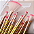 Kit 10 Pincéis Sereia De Maquiagem P/ Sombra Blush Contorno Luxo Com Estojo - Imagem 3