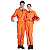 Conjunto Profissional Faixa Refletiva Nr10 Uniforme Segurança Brim - Imagem 1