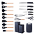 Kit Conjunto Utensílios Silicone Facas Tabua De Cortar 19pç - Imagem 1