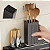 Suporte De Cozinha Porta Talheres Facas 50cm Com 8 Ganchos - Imagem 5