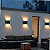 Kit 2 Mini Luminária Led Arandela Solar Spot Muro Recarregável Externa - Imagem 7