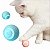 Bola Giratória Inteligente Brinquedo Pet Gato Silicone Usb - Imagem 4