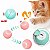 Bola Giratória Inteligente Brinquedo Pet Gato Silicone Usb - Imagem 1