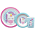 Kit Alimentação Prato Bowl Copo Infantil Bebe Divertido Buba - Imagem 4