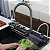 Cuba Pia Gourmet Inox Completa Com Torneira Cascata Para Cozinha e Área Externa - Imagem 6