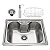 Cuba Pia Gourmet Inox Luxo Com Dispenser E Escorredor Para Cozinha - Imagem 9