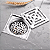 Ralo Inox Tampa Anti Odor 10x10 Inteligente Drenagem - Imagem 1