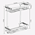 Suporte Porta Shampoo Organizador Prateleira Banheiro Parede Aluminio Beauty New - Imagem 3