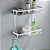 Suporte Porta Shampoo Organizador Prateleira Banheiro Parede Aluminio Beauty New - Imagem 4
